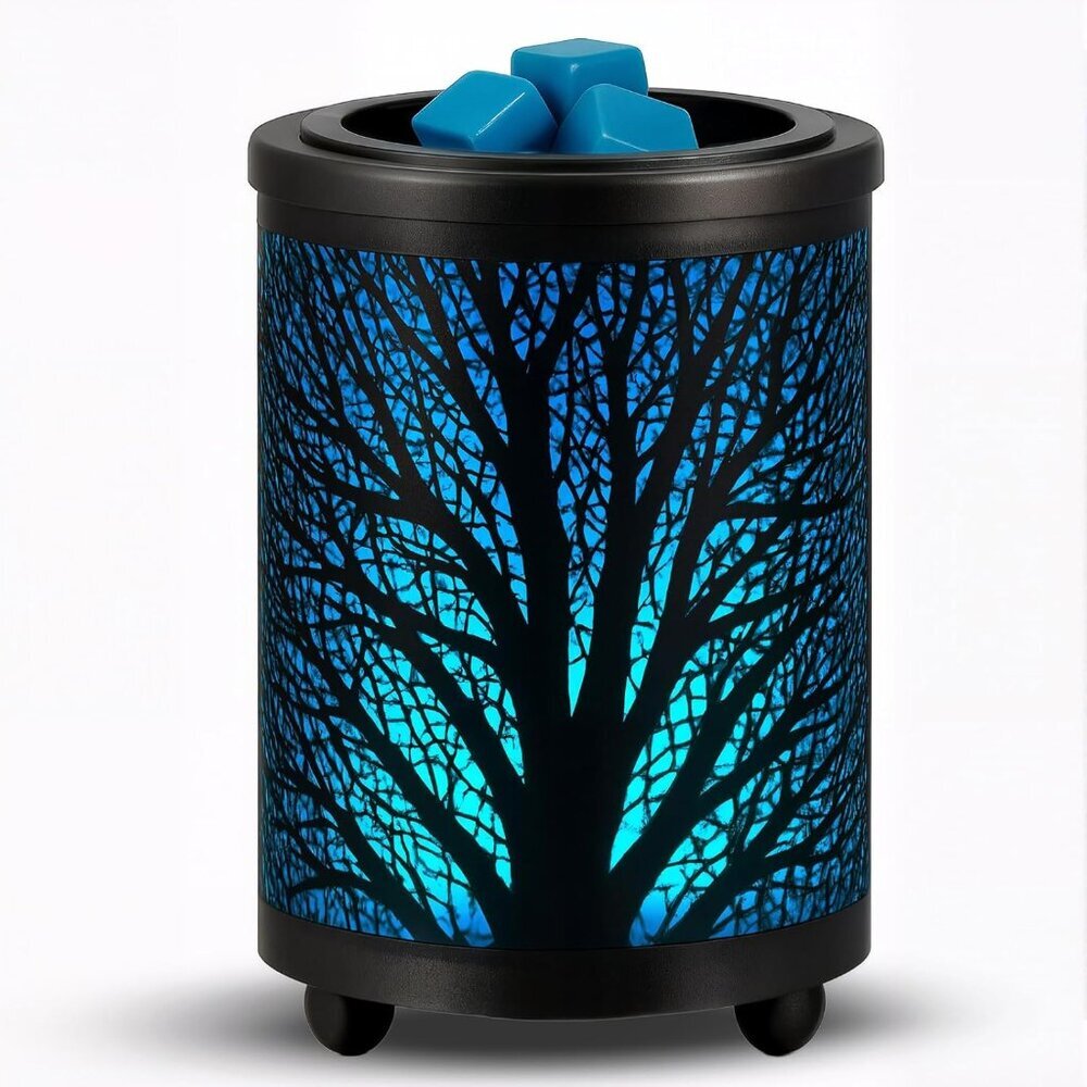 Electric Wax Melt Warmer PTC Heating Plate with 7 Colors LED Changing Light Wax